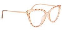 Cat Eye Champagne Eyeglasses | Vooglam.com 