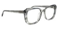 Rectangle Grey Eyeglasses | Vooglam.com 