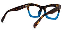 Sienna - Rectangle Two-tone Eyeglasses | Vooglam Side View