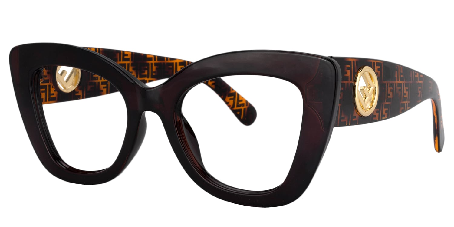 Cat Eye Wine/Red Eyeglasses