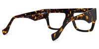 Agustin - Square Tortoise Eyeglasses | Vooglam Side View