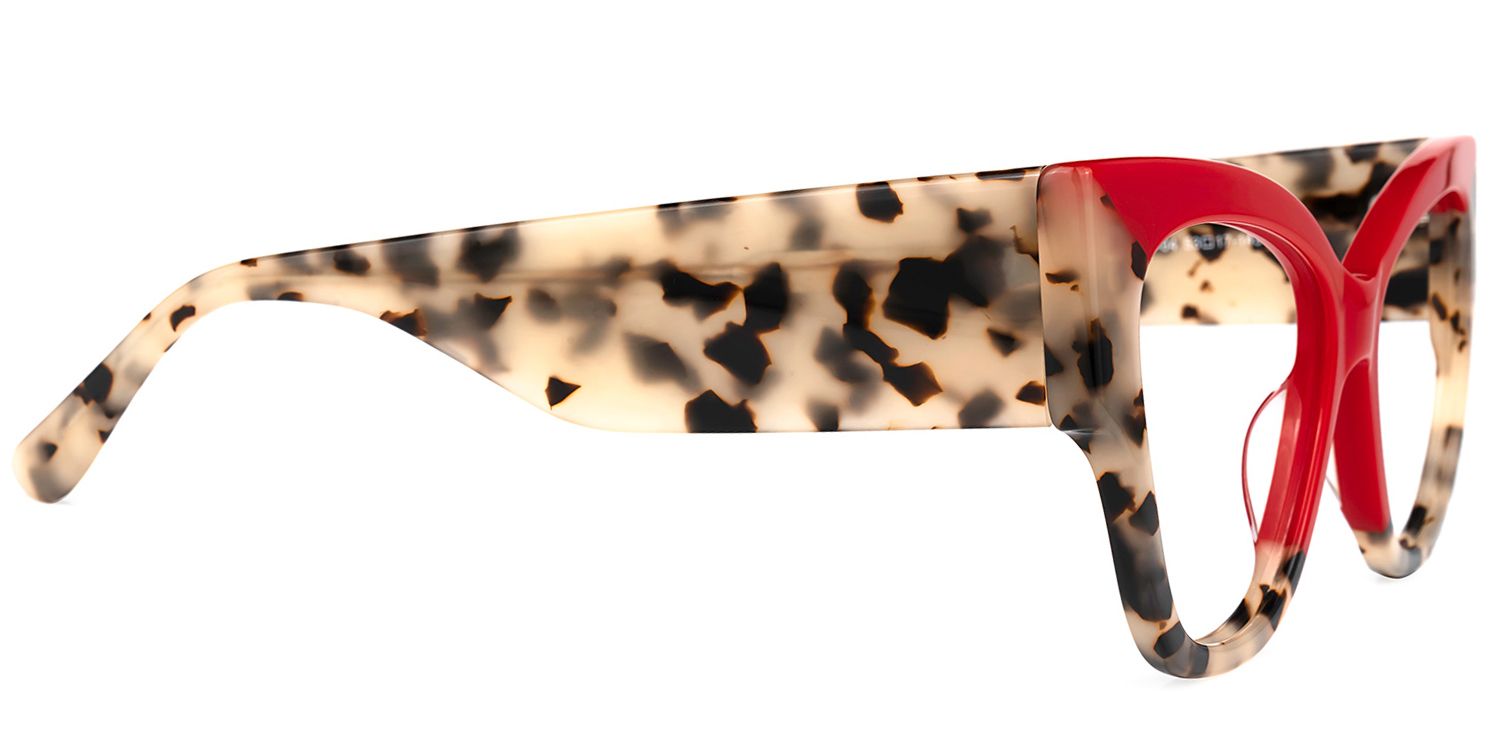 Tovar - Square Red Eyeglasses | Vooglam 4