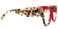Tovar - Square Red Eyeglasses | Vooglam 