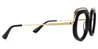Geometric Black Eyeglasses | Vooglam.com 
