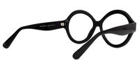 Round Black Eyeglasses | Vooglam.com Side View