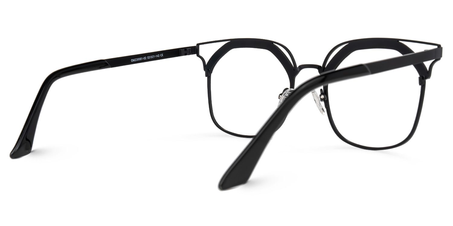 Whitfield - Square Black Eyeglasses product detail 3