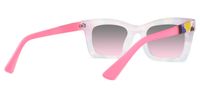 Lourido - Rectangle Multicolor Sunglasses | Vooglam Side View