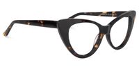Cute Cat Eye Gold/Tortoise Eyeglasses│Vooglam Optical Glasses 
