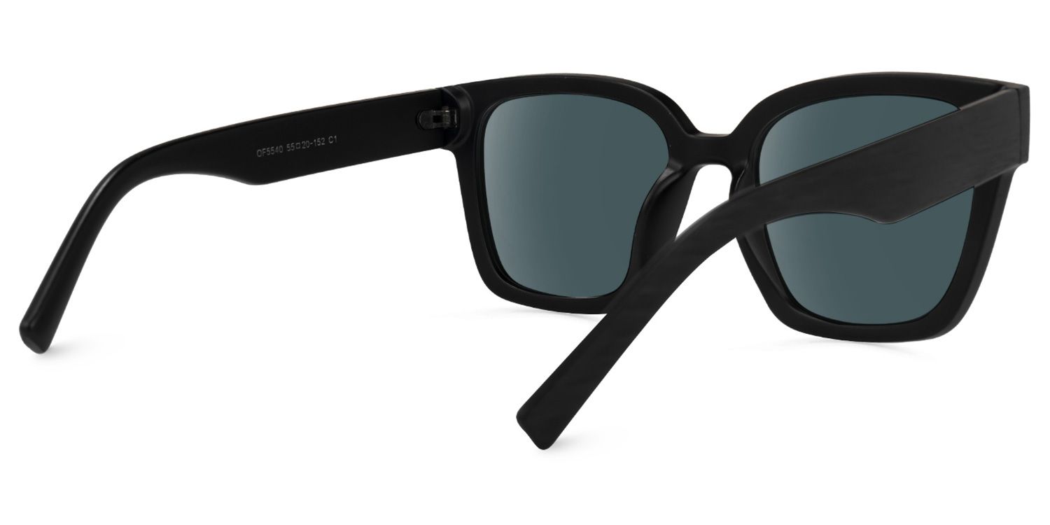 Foxx - Square Black Sunglasses product detail 3