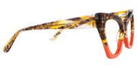 Viana - Cat Eye Two-tone Eyeglasses | Vooglam 