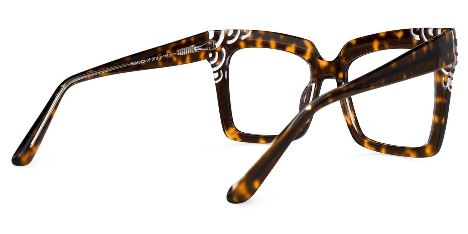 Yamizka - Square Tortoise Eyeglasses product detail 3