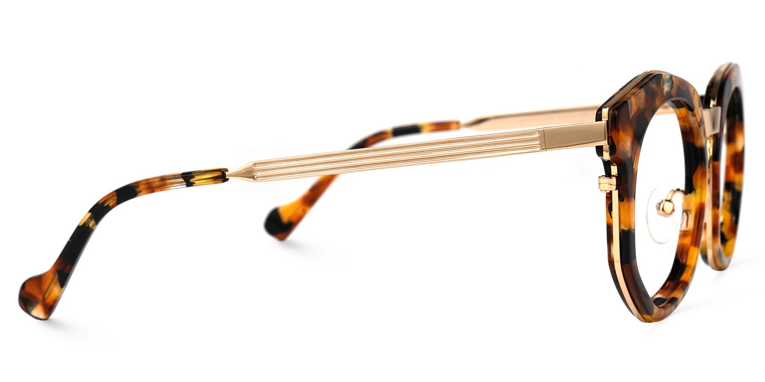 Basisky - Geometric Tortoise Eyeglasses | Vooglam 4