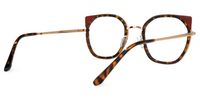 Dawkins - Cat Eye Tortoise Eyeglasses | Vooglam Side View