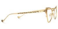Chuchin - Cat Eye Gold Eyeglasses | Vooglam 