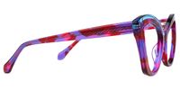 Gonzales - Cat Eye Purple/Floral Eyeglasses | Vooglam 