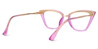 Mayfield - Browline Pink Eyeglasses - 3