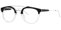Edith Aviator Black/Crystal Eyeglasses - 3