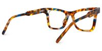 Efrain - Rectangle Blue/Tortoise Eyeglasses | Vooglam Side View