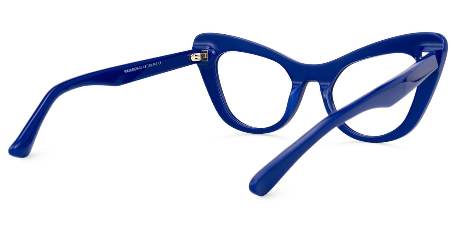 Bratton - Cat Eye Blue Eyeglasses product detail 3