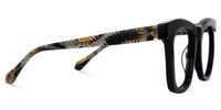 Jamaica - Square Black Eyeglasses | Vooglam