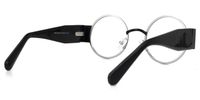 Ceballos - Round Silver Eyeglasses | Vooglam Side View