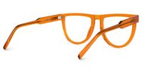 Amiens - Aviator Orange Eyeglasses | Vooglam Side View