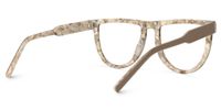 Amiens - Aviator Brown Eyeglasses | Vooglam Side View
