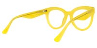 Abdiel - Round Yellow Eyeglasses | Vooglam Side View