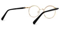 Aceline - Browline Black Eyeglasses | Vooglam Side View