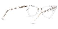 Adamma - Cat Eye Crystal Eyeglasses | Vooglam Side View