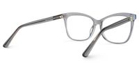 Alfven - Butterfly Grey Eyeglasses | Vooglam.com Side View