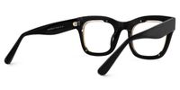 Adeben - Rectangle Black Eyeglasses | Vooglam Side View