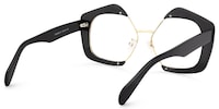Brandy - Geometric Black Eyeglasses - 3