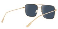 Aviator Gold Sunglasses | Vooglam.com Side View