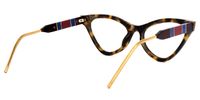 Cat Eye Tortoise Eyeglasses | Vooglam.com Side View