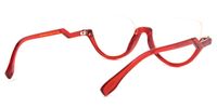Sylvia - Cat Eye Red Eyeglasses | Vooglam Side View