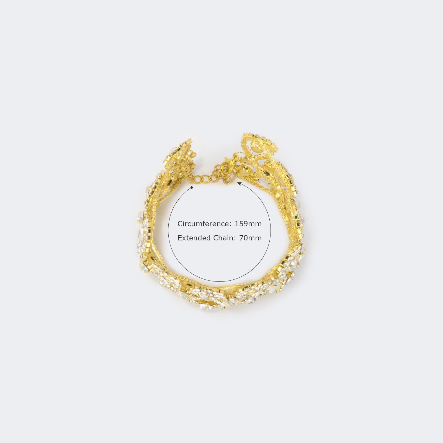 Exquisite Marquise Diamond Bracelet | Vooglam.com 4