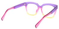 Square Colorful Eyeglasses | Vooglam.com Side View