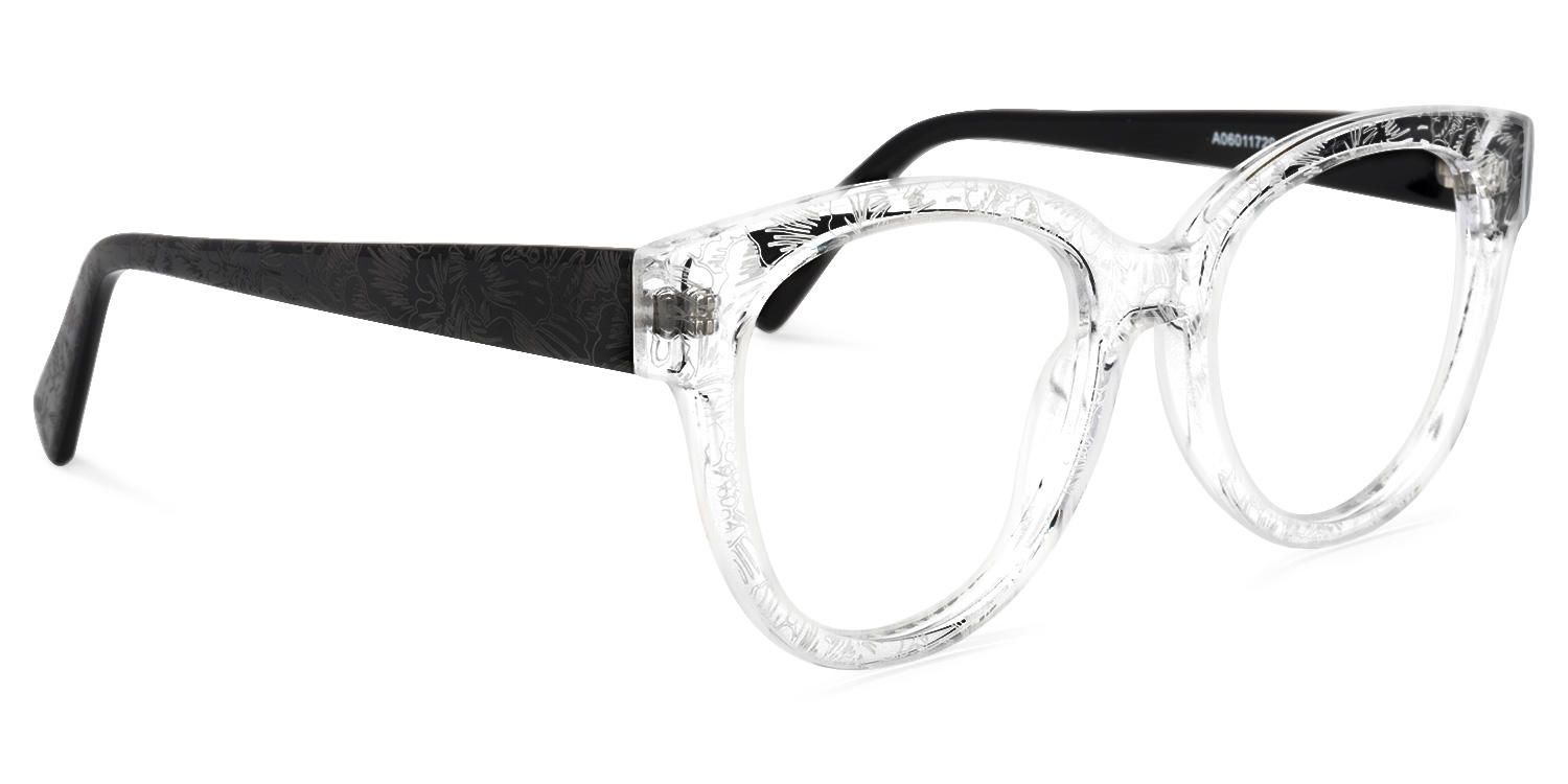 Round Crystal Eyeglasses | Vooglam.com 6