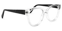 Round Crystal Eyeglasses | Vooglam.com 