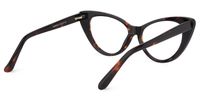 Unique Cat Eye Tortoise Eyeglasses│Vooglam Optical Glasses Side View