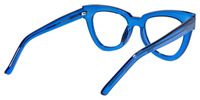 Judith - Cobalt Blue Butterfly Glasses for Women | Vooglam Side View