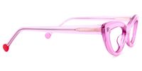 Cat Eye Pink Eyeglasses | Vooglam.com 