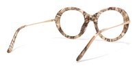 Abril Round Light/Tortoise Eyeglasses - 3