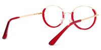 Juliette Round Red Eyeglasses - 3