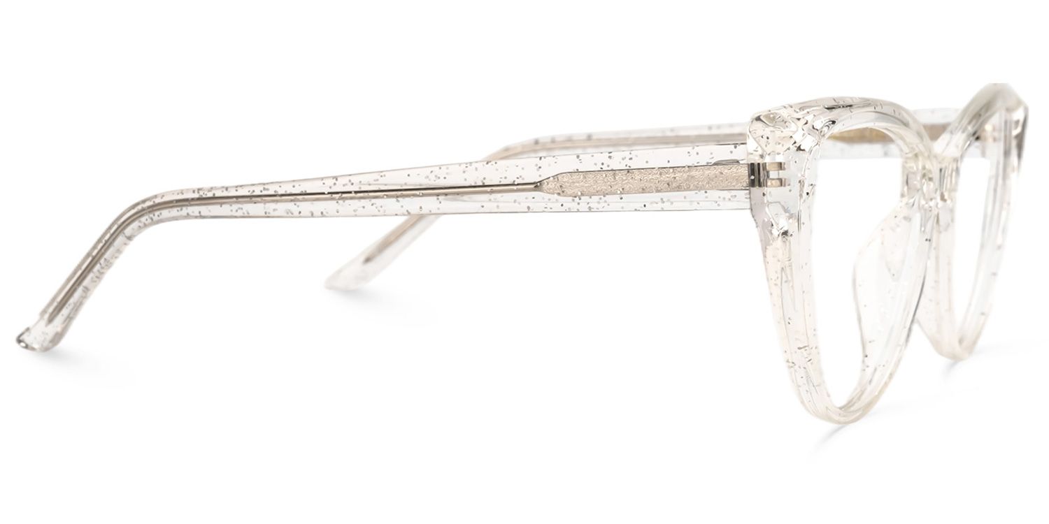 Cat Eye Crystal Eyeglasses | Vooglam.com 4