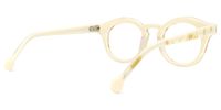 Round Floral Eyeglasses | Vooglam.com Side View