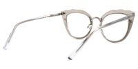 Cat Eye Blue Eyeglasses | Vooglam.com Side View