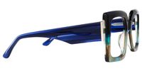 Claudia - Square Blue Eyeglasses | Vooglam 