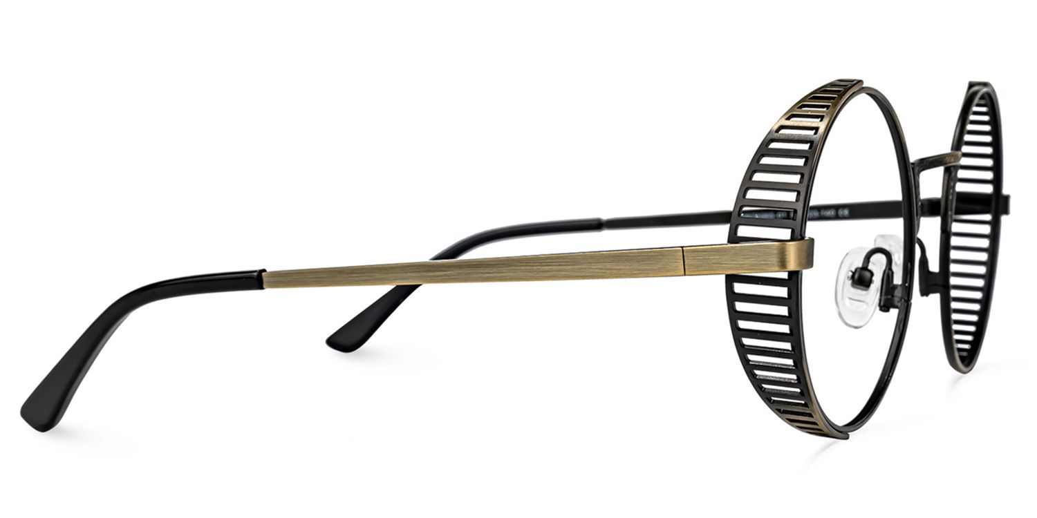 Rojas - Round Green Eyeglasses | Vooglam 4